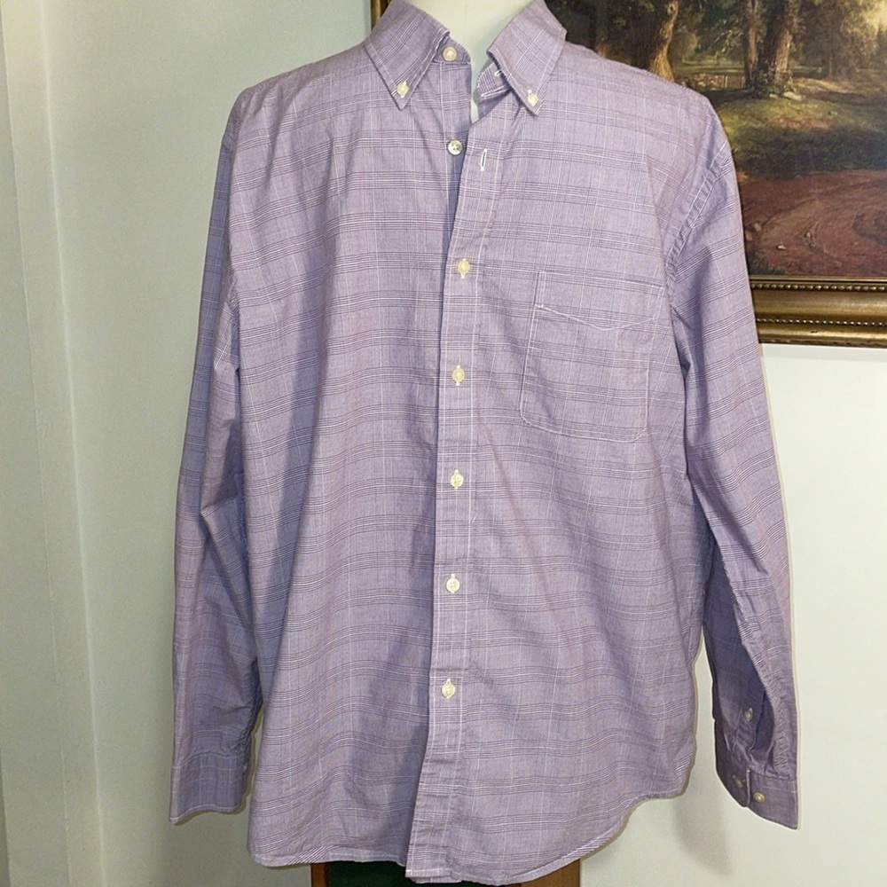 Lyle & Scott Long Sleeve Button Down Shirt.  100% Combed Cotton.  Size X Large.‎